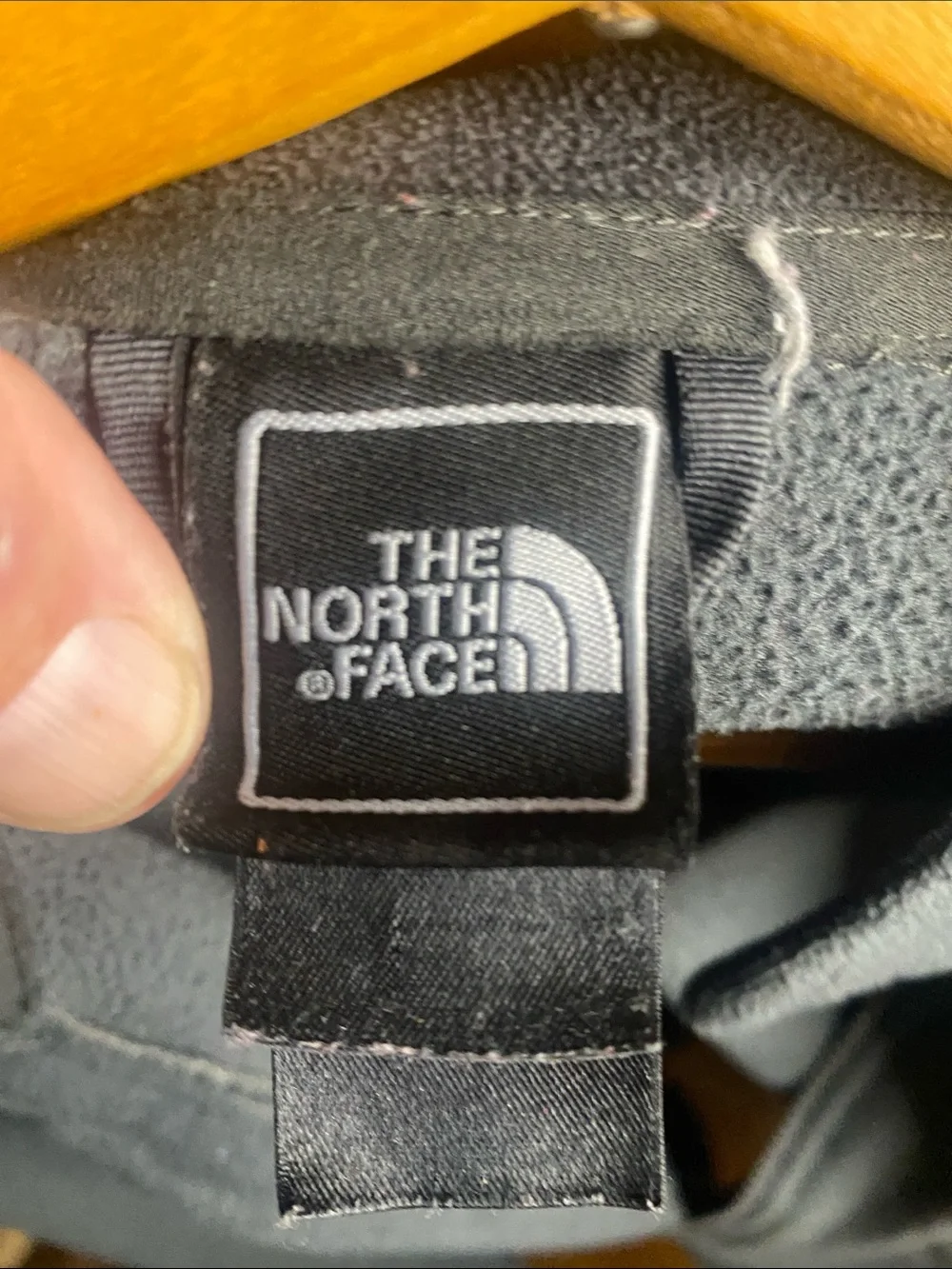 The North Face gray Full-Zip Fleece Jacket with Logo size large men’s